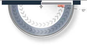 Schließkraftdiagram des ECO Newton TS-61
