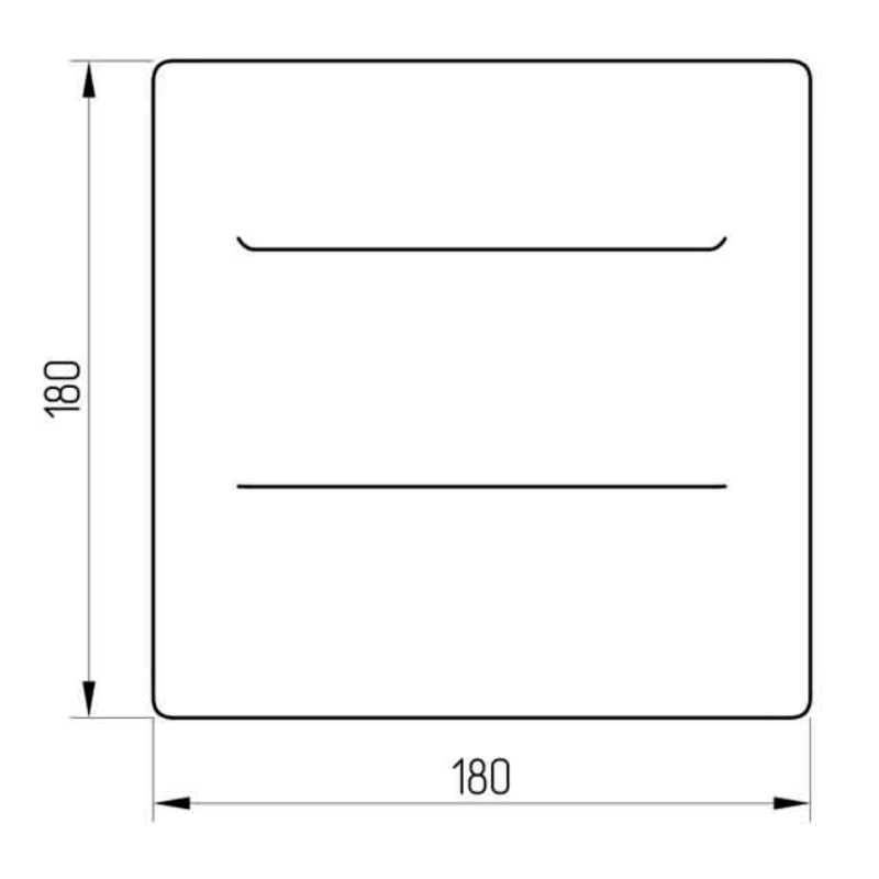 Auflaufschuh QUADRO - Zeichnung 03