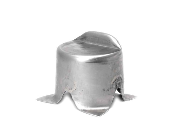 Auflaufschuh aus Edelstahl roh, Anschlaghöhe 18 mm