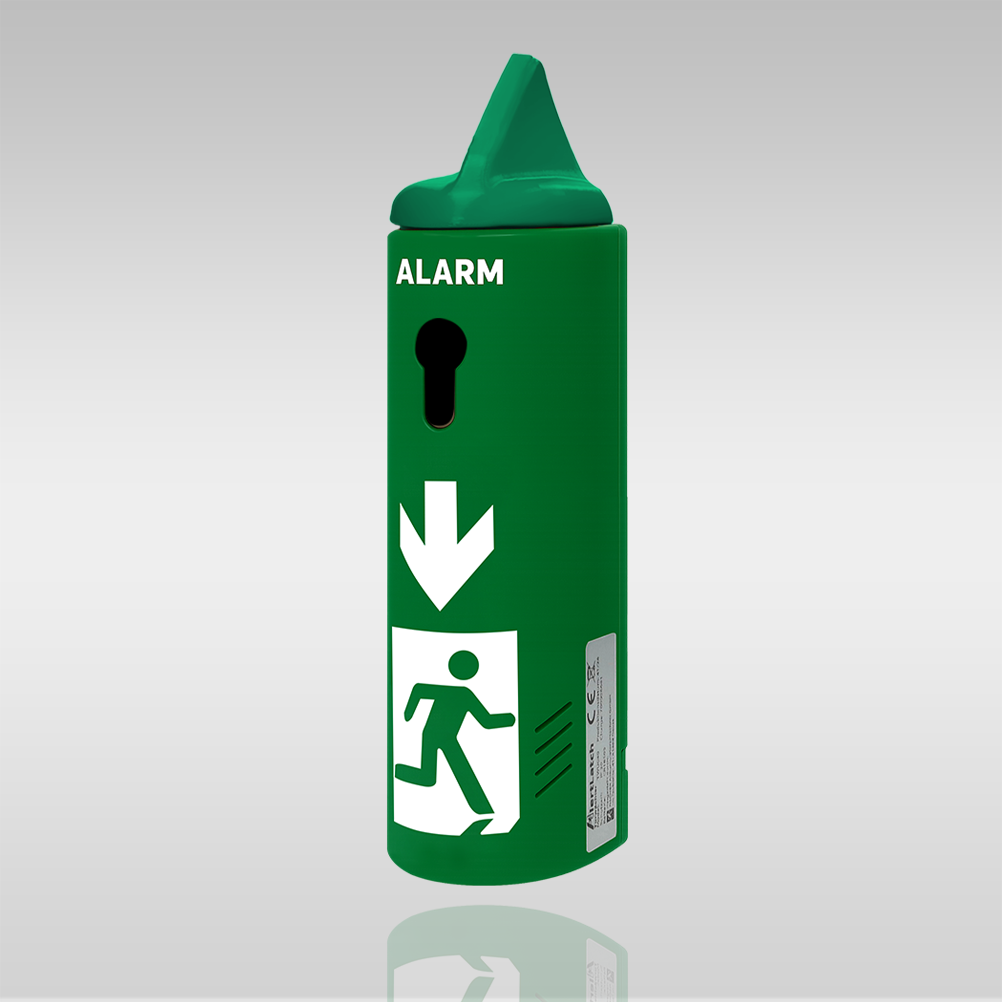 AlertLatch Einhand-Türwächter für Panikstangen ohne Schließzylinder