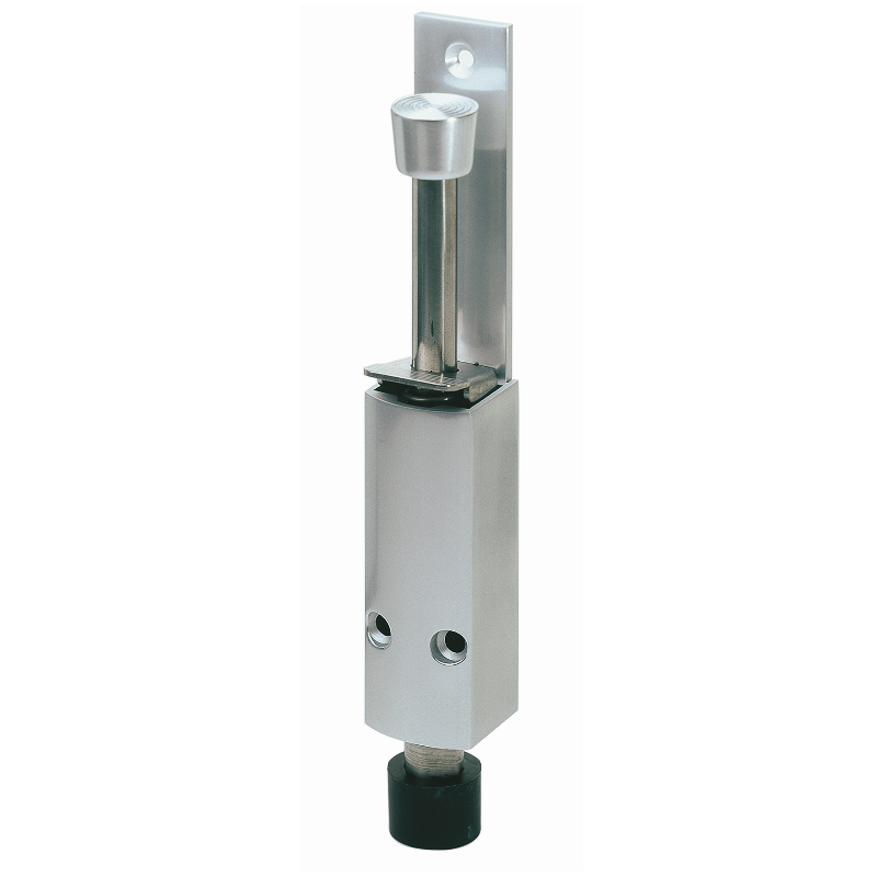 KWS 1223 Türfeststeller - 60 mm Hub - silber lackiert