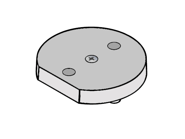 Distanzplatte für Türstopper TZ 5000